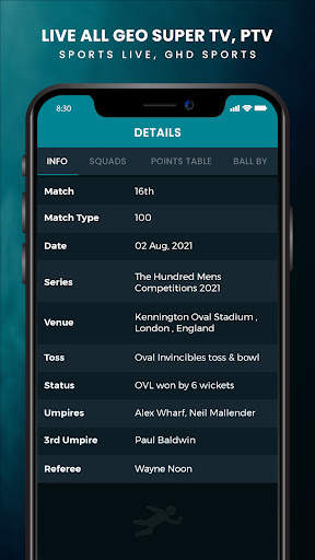 Live All Geo Super TV, PTV Sports Live, GHD Sports screenshot 4
