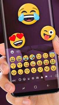 Purple Keyboard for Huawei screenshot 2