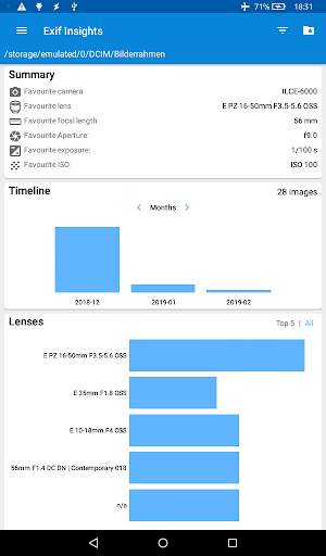Exif Insights - photo metadata viewer and analyzer screenshot 8