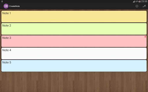 CreateNote: Notes, Alarm, Colors, Text to Speech 6 تصوير الشاشة