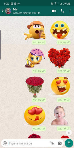 New Emojis & Memojis Stickers - WAStickerApps screenshot 7