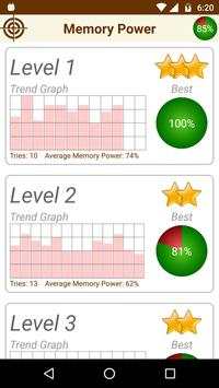 Memory Power Brain Puzzle Game screenshot 1