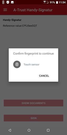 Handy-Signatur App скриншот 3