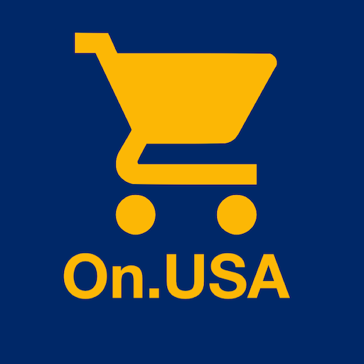 Online shopping USA icon