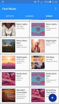 Fast Music Player screenshot 2