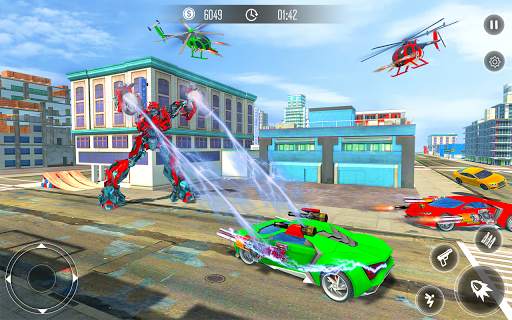 Helicopter Robot Battle: Robot Transformation Game screenshot 10