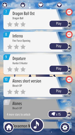 Anime Piano Tiles Offline screenshot 4