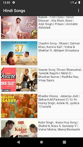 Hindi Video Songs - All best Songs Video screenshot 2