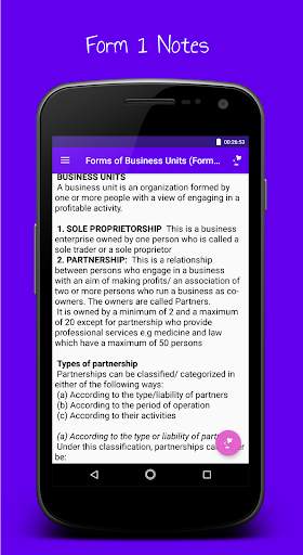 Business Studies Form 1-4 Revision screenshot 7