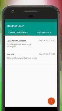 SMS Message Scheduler - Advanced screenshot 5