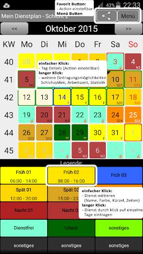 Mein Dienstplan screenshot 1