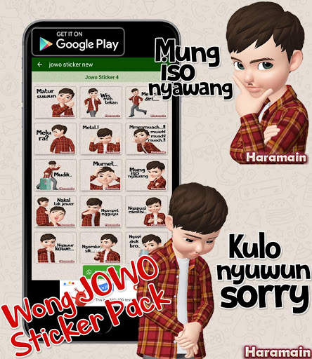 Jawa Sticker WA Sticker Apps - Jowo Lucu Sticker screenshot 4