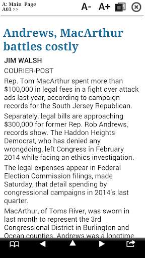 Courier Post Print Edition screenshot 2