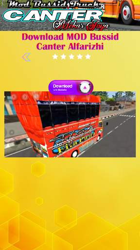 Mod Bussid Truck Canter Mekar Jaya screenshot 5