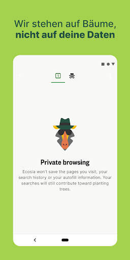 Ecosia. Nachhaltiger Browser screenshot 4