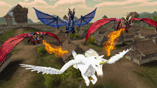 Flying Horse Simulator 2021 – Baby Unicorn Games screenshot 6
