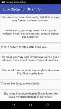 Love Status & Quotes GF & BF screenshot 4
