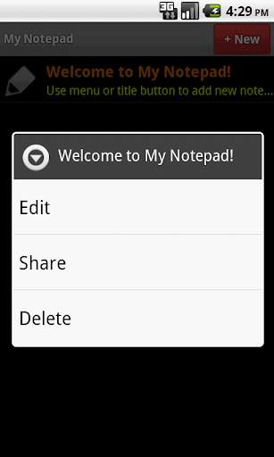 My Notepad screenshot 5