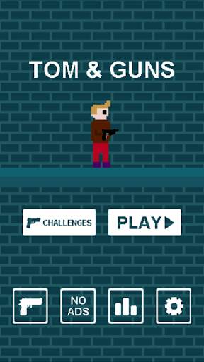 Tom and Guns - Retro Style Gun Shooting Game screenshot 1