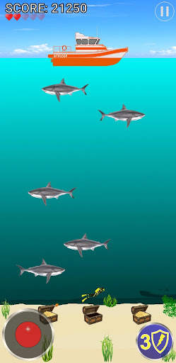Diver Down  -  Scuba Diving Treasure Arcade Game screenshot 2