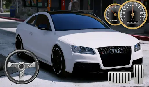 Drive Audi RS5 - City & Parking screenshot 1