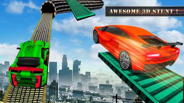 Extreme Impossible Car Stunt challenge screenshot 1
