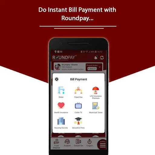 Roundpay - Recharge AEPS mATM Money Transfer BBPS screenshot 3