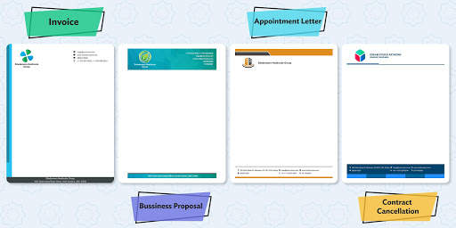 Business LetterHead Maker – Letter Writing Designs screenshot 2