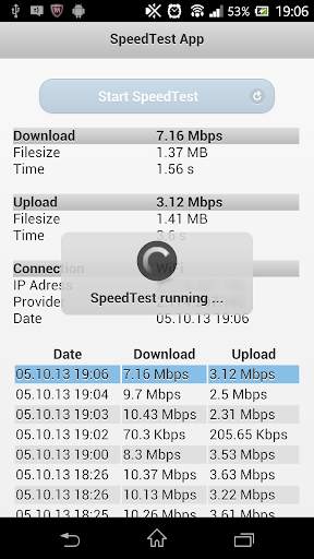 SpeedTest App screenshot 2