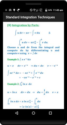 Calculus Quick Reference Pro screenshot 5