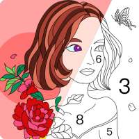 Paint fun - Paint Color by Number &amp; Coloring Game icon