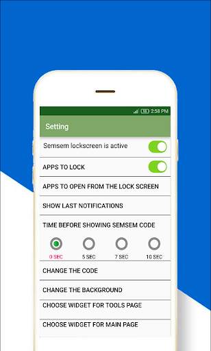 Lock screen  and App lock - SEMSEM screenshot 6