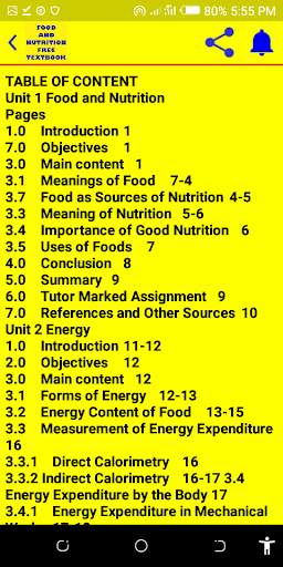 FOOD AND NUTRITION FREE TEXTBOOK screenshot 5