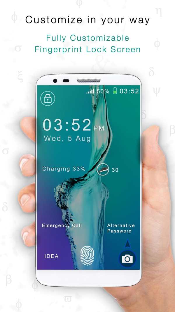 Fingerprint LockScreen Prank screenshot 1