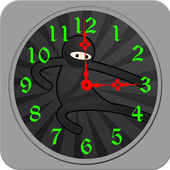 Ninja Clock Live Wallpaper icon
