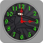 Ninja Clock Live Wallpaper 1.8