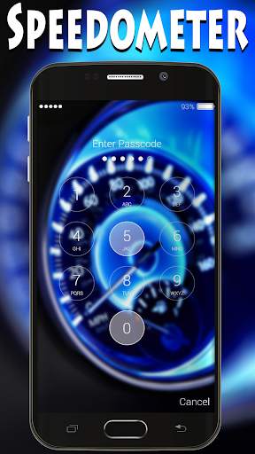 Speedometer Lock Screen screenshot 1