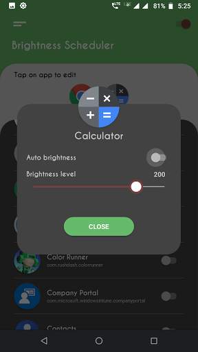 Brightness Control Free - Brightness per app screenshot 8