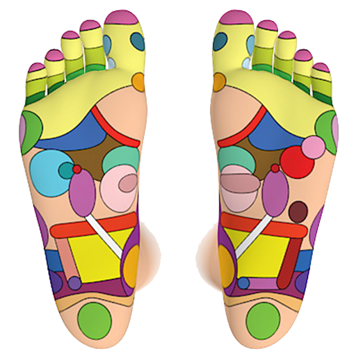 Foot Reflexology Chart icon
