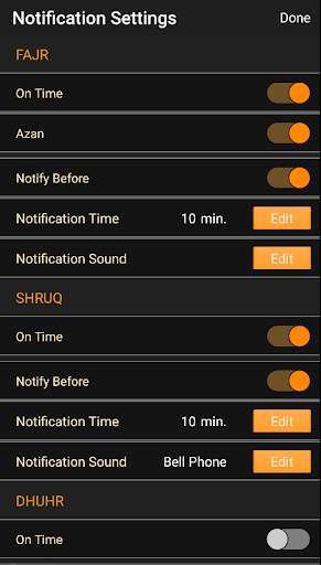 Prayer Times Light screenshot 3