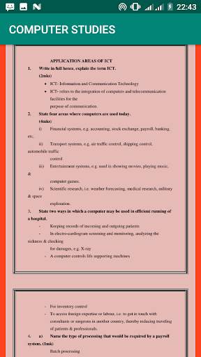 Computer Studies Topical Revision скриншот 8