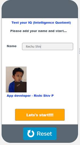 IQ Test App screenshot 1