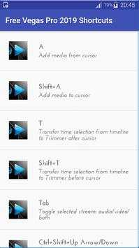 Free Vegas Pro 2019 Shortcuts 4 تصوير الشاشة