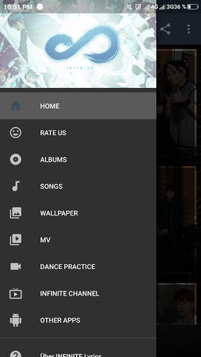 INFINITE Lyrics (Offline) screenshot 1
