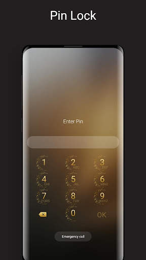 Pure Gold Lock Screen screenshot 3
