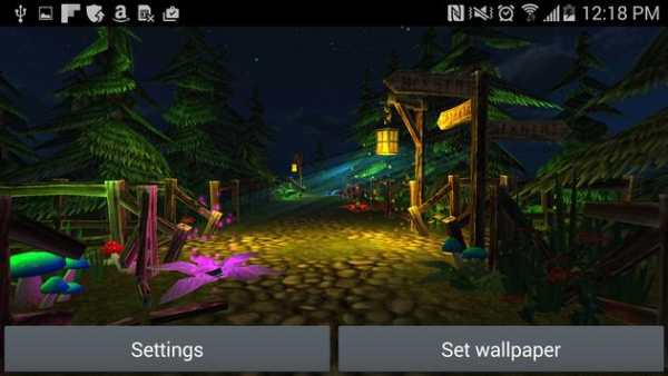 3D Magic Forest live Wallpaper screenshot 5