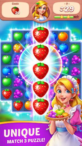 Fruit Diary - Match 3 Games screenshot 1