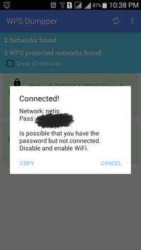 WPS WPA Connect Dumpper screenshot 4