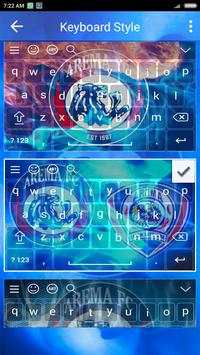 Tema keyboard Arema screenshot 2