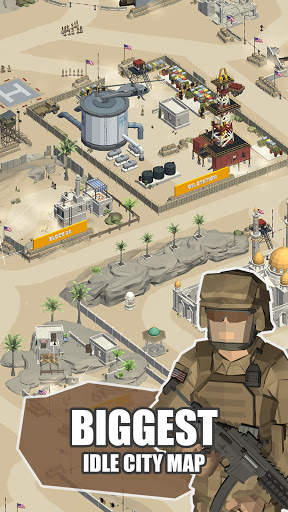Idle Warzone 3d: Trò chơi quân sự screenshot 1